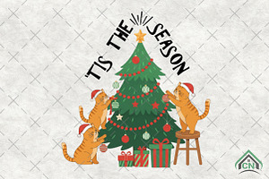 Retro Christmas Kids PNG, an Illustration by Craft Nest