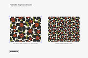 Bold Abstract Modern Flowers Pattern, a Pattern Graphic by likorbut (Thumbnail 5 of 12)