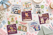 Animal Birthday Invitation Templates, an Invitation Template by AnnMsl Lab (Thumbnail 4 of 5)