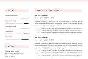 CV Resume Template for Word, a Resume Template by GResume (Thumbnail 7 of 7)