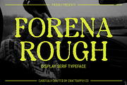 Forena Rough, a Serif Font by Craft Supply Co. (Thumbnail 1 of 8)