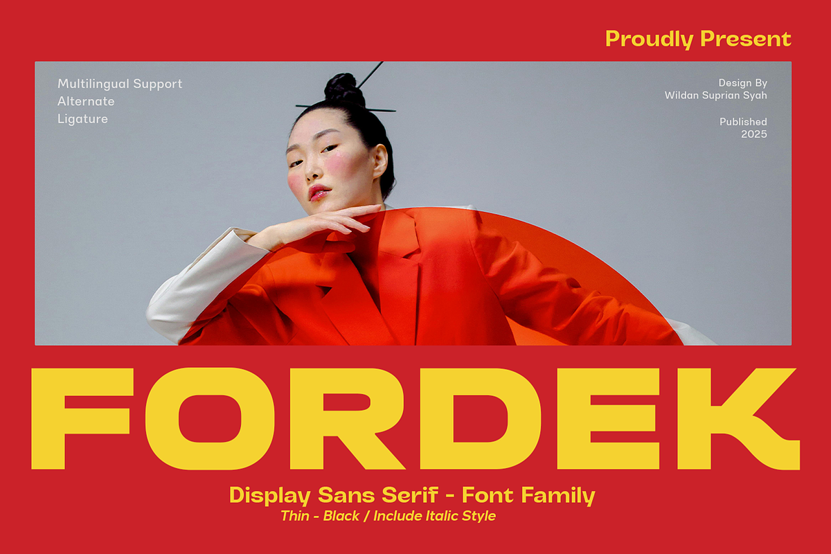 Fordek, a Sans Serif Font by Wildan Type (Photo 1 of 9)