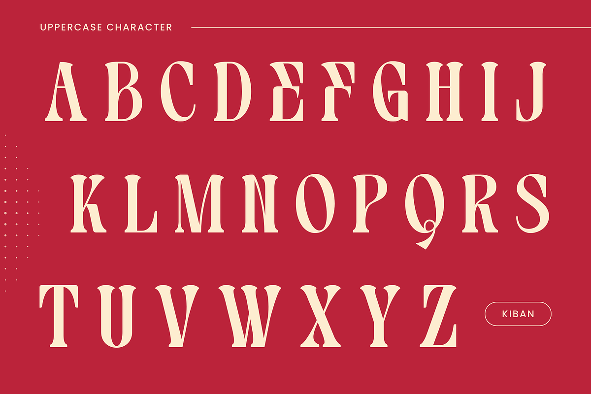 Kiban - Branding Logo Font, a Serif Font by Nirmana Visual (Photo 2 of 10)