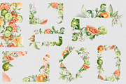 Citrus fruits and flower watercolor, a Decorative Illustration by Kate Lanbina (Thumbnail 6 of 20)