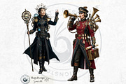 Brass Requiem Steampunk Characters, a Person Illustration by ThatsDesignArt (Thumbnail 8 of 12)