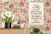 Seamless Flowers Peonies Chamomile, a Pattern Graphic by Vintage (Thumbnail 8 of 11)