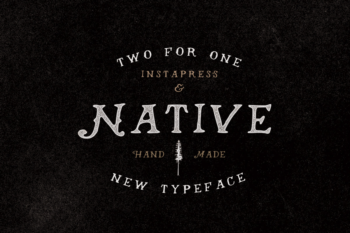 40% Off - Native + Instapress, a Handwritten Font by Hustle Supply Co. (Photo 1 of 5)