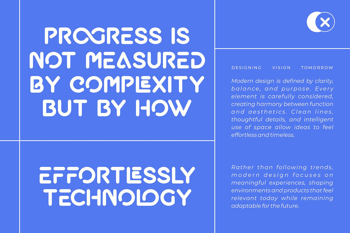 Miroge | Modern Futuristic SansSerif, a Sans Serif Font by Ermedia Studio (Photo 8 of 10)