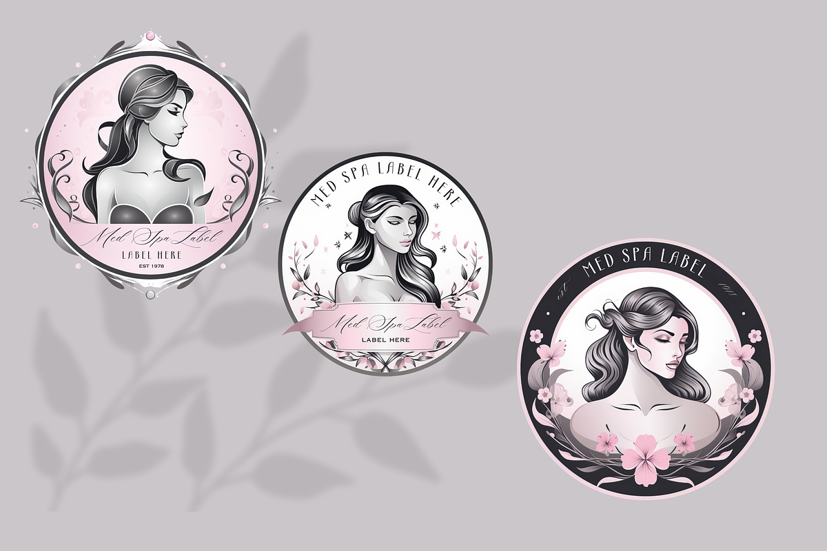 LOGOS FOR MED SPA, a Branding & Logo Template by Daring Digies (Photo 2 of 5)