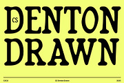 CS Denton Drawn, a Serif Font by Craft Supply Co. (Thumbnail 1 of 8)