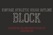 Vintage Athletic - Block Typeface, a Slab Serif Font by Millieangelo (Thumbnail 10 of 10)