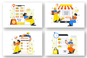 10 Online Food Delivery Apps, a Food Illustration by denayunebgt (Thumbnail 3 of 4)