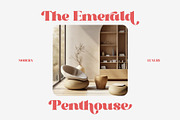 Brojack Bold Retro Serif Font, a Serif Font by Heinzel Std (Thumbnail 3 of 13)