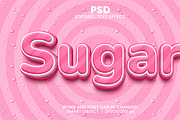 Sugar 3d Text Effect cute pink font, an Action Add-On by bdrobin (Thumbnail 2 of 2)