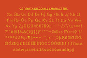 CS Renita Disco, a Script Font by Craft Supply Co. (Thumbnail 8 of 8)