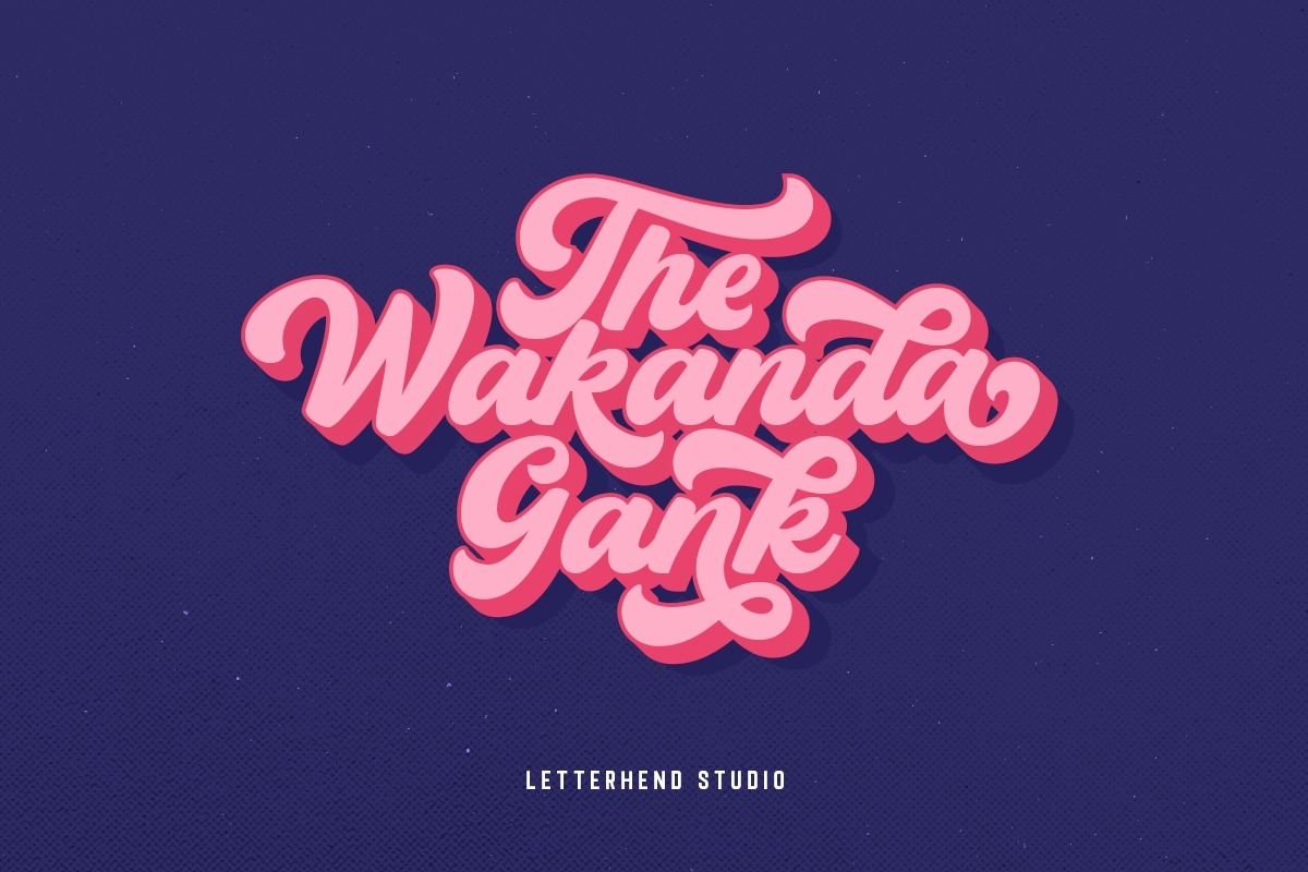 The Bayland - Retro Font, a Script Font by Letterhend Studio (Photo 9 of 11)