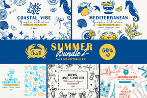 Summer Bundle 2. Vector. 50% off!, an Object Graphic by VerAna