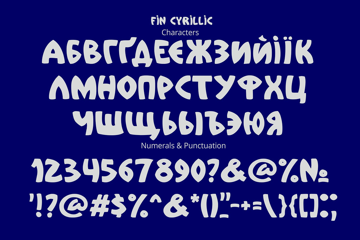 Fin Font preview 3