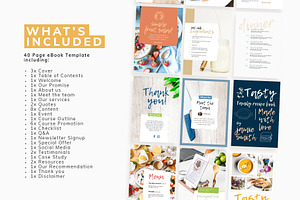 Recipe EBook Canva Template