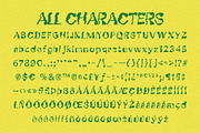CS Weldon Rippled, a Sans Serif Font by Craft Supply Co. (Thumbnail 8 of 8)