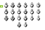 Vintage Sacred Heart, an Object Graphic by RT Studio (Thumbnail 1 of 3)