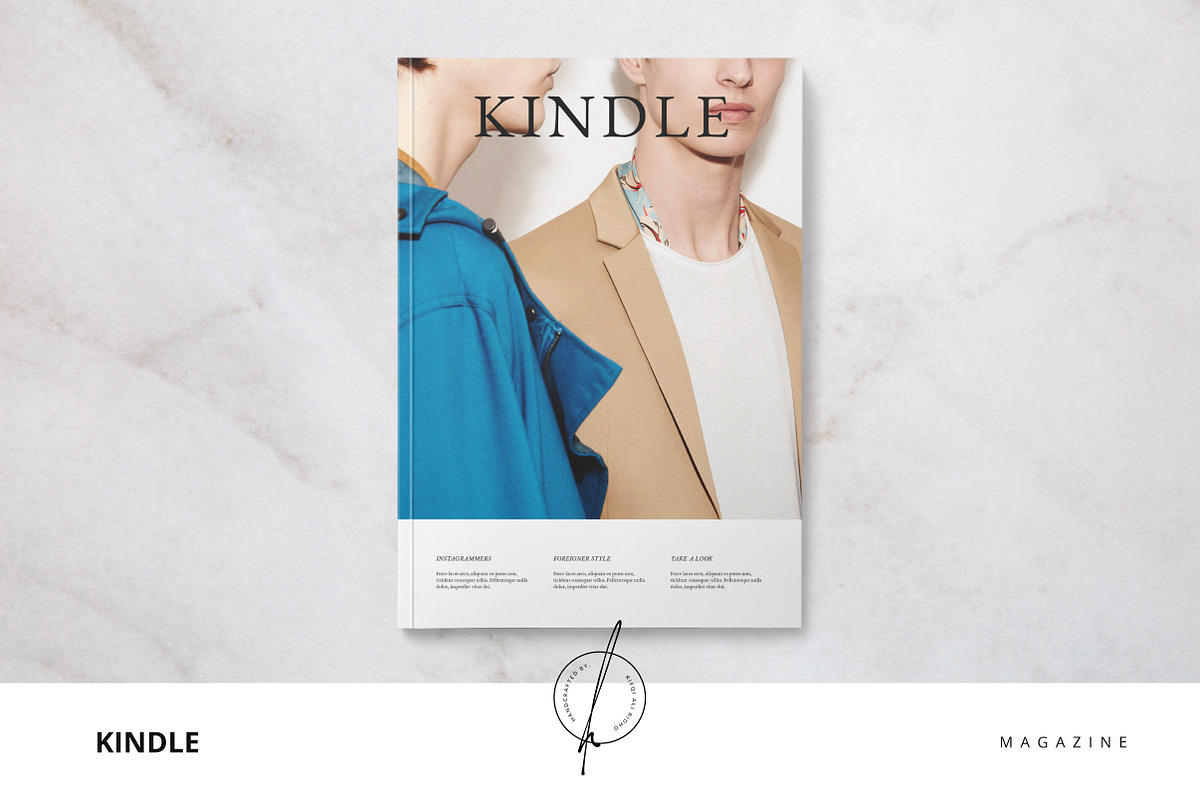 Kindle Magazine, a Magazine Template by Loc Tropis (Photo 1 of 10)