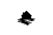 50 Flooded Home Silhouette Bundle, an Illustration by Designs_River (Thumbnail 23 of 51)