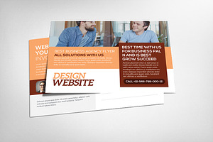 Website Design Business Postcard