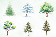 Christmas Lights Tree Clipart PNG, an Illustration by Creative Art (Thumbnail 9 of 11)
