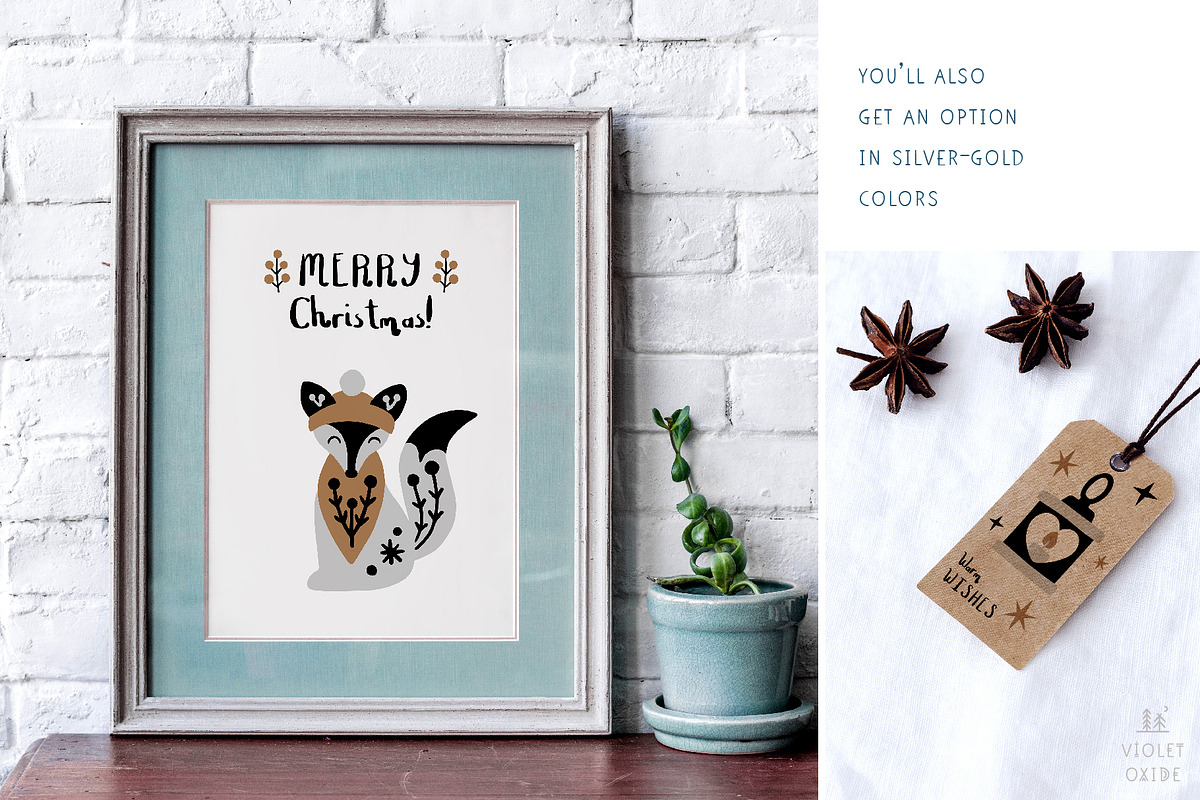 Scandinavian Christmas Animals Set, a Graphic by VioletOxide (Photo 10 of 13)