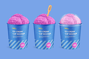 Ice cream cup mockup, a Cups & Container Mockup by BlackMockup (Thumbnail 8 of 10)