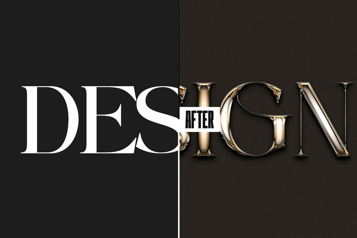 Chrome Text Effect, a Layer Style Add-On by dokudokunomi (Photo 3 of 4)
