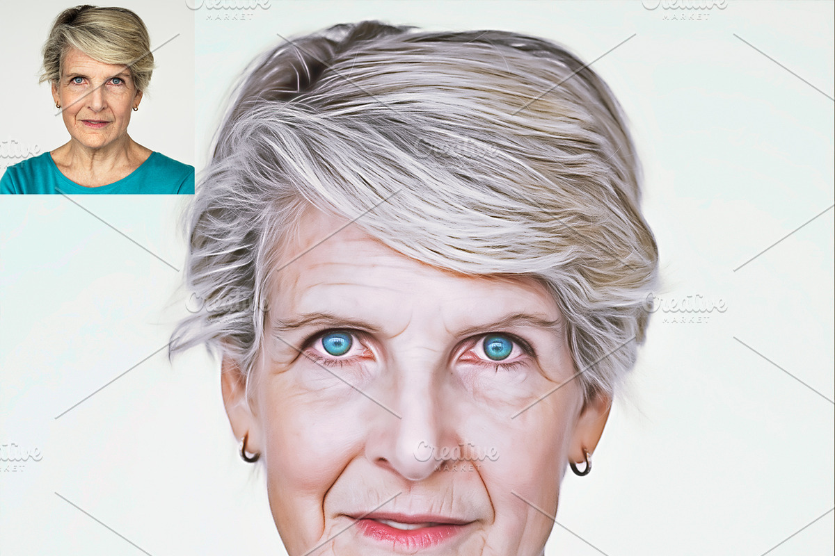 Whit Oil Paint, an Action Add-On by MRI STUDIO (Photo 15 of 15)