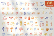 COASTAL - Summer Graphics Bundle, a Pattern Graphic by Katrinelly (Thumbnail 7 of 10)