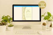 Baby Shower Invitation Template, an Invitation Template by SimoDigitalArt (Thumbnail 6 of 9)