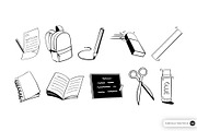 School Icon Illustration Set, an Object Graphic by SLAB! Design (Thumbnail 2 of 3)