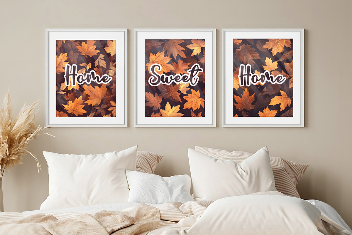 Autumn Ember Leaves Journal Pages, a Background Graphic by V Design Creator (Photo 6 of 12)