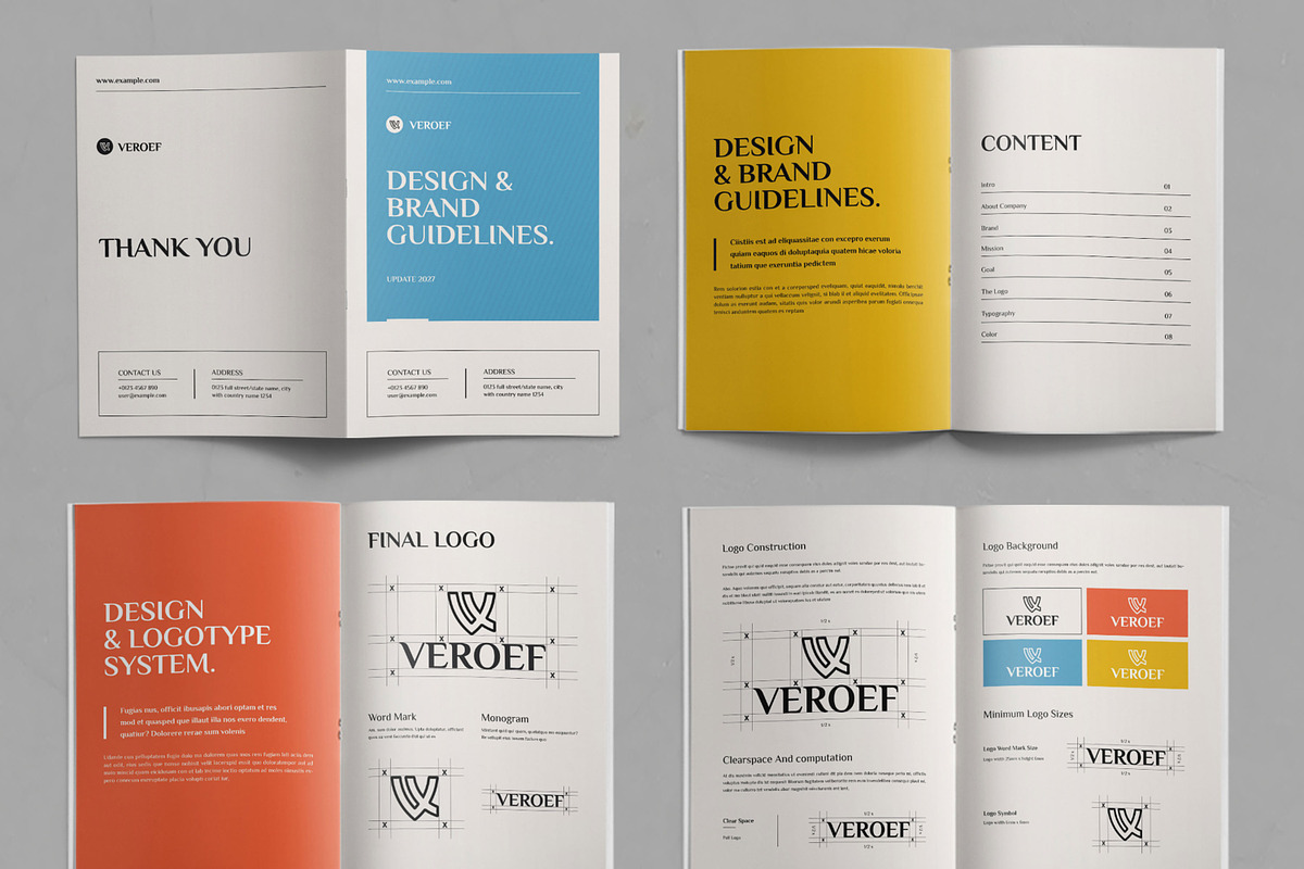 Brand Guideline Layout, a Stationery Template by ContestDesign (Photo 2 of 3)
