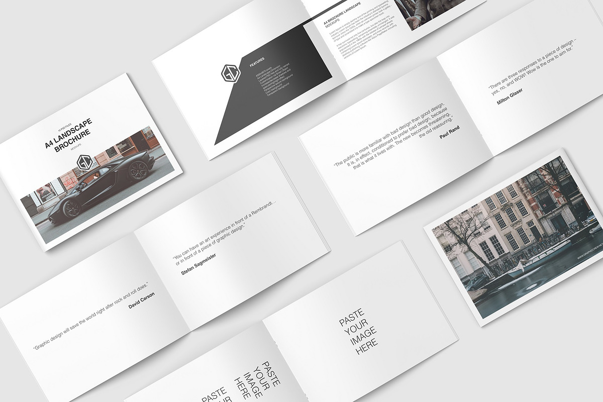 A4 Landscape Brochure Mockup, a Books & Magazine Mockup by graphiccrew (Photo 16 of 17)