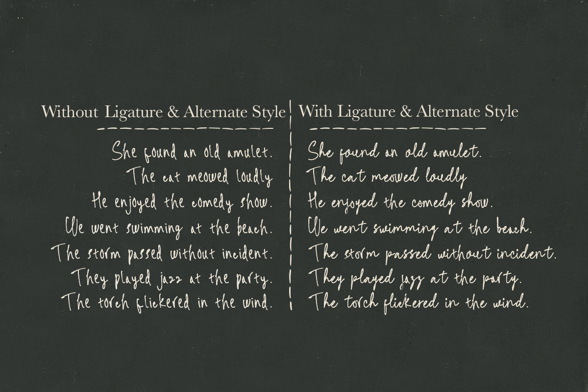 Tasty Breakfast - Handwritten Font, a Handwritten Font by Bale Type (Photo 8 of 10)