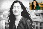 Grainy Black & White Photo Effect, a Layer Style Add-On by DesignerCandies (Thumbnail 3 of 7)
