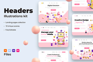 Modern 3d render illustration, a Templates & Theme by Creative Graphics
