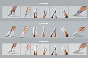 7 Medium Socks Mockup Female Leg, a Bottom Mockup by Grow Design Craft Studio (Thumbnail 7 of 7)