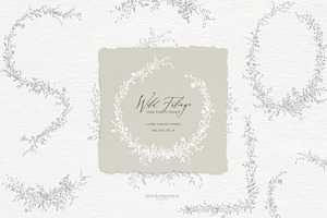 Wild Foliage Frames, an Object Graphic by Mieken Petra Designs