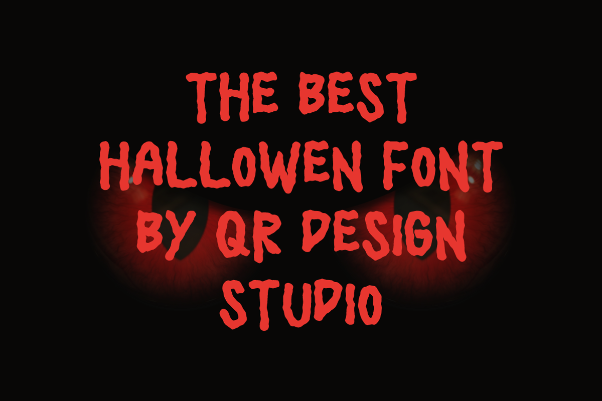 Spooky Moment - Halloween Font, a Handwritten Font by QR Design Studio (Photo 3 of 7)