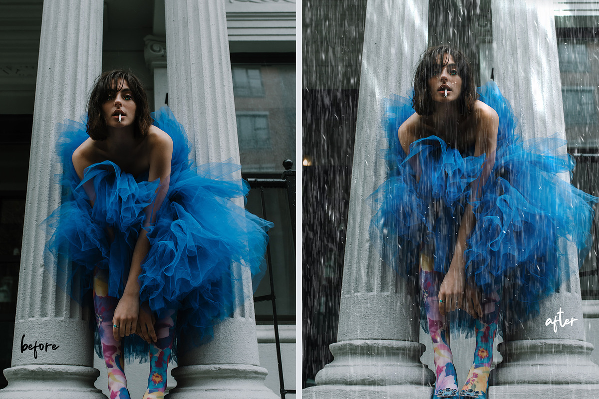 Pouring Rain Photo Overlays, a Texture Graphic by Photohacklovers (Photo 6 of 9)