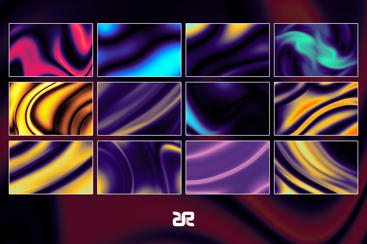 48 Abstract Gradient Backgrounds, a Texture Graphic by Remon Michel (Photo 2 of 5)