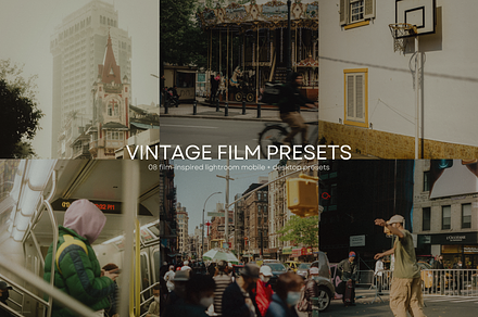 VINTAGE LIGHTROOM MOBILE PRESETS