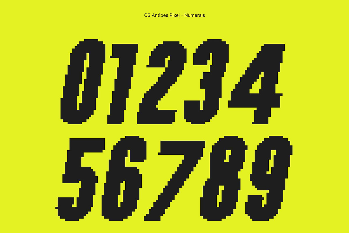 CS Antibes Pixel, a Sans Serif Font by Craft Supply Co. (Photo 3 of 8)