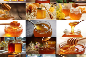 Artisan Honey Set - 25 Images Bundle, a Food & Drink Photo by Studio ANNA